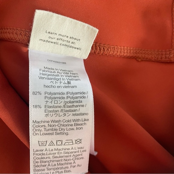 Madewell MWL Perfect High Rise Leggings Women's Rust size Small - Picture 12 of 14